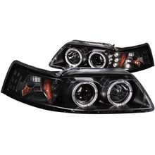 Load image into Gallery viewer, ANZO - Headlights - ANZO 1999-2004 Ford Mustang Projector Headlights Black G2 (Dual Projector) - Anything Coyote