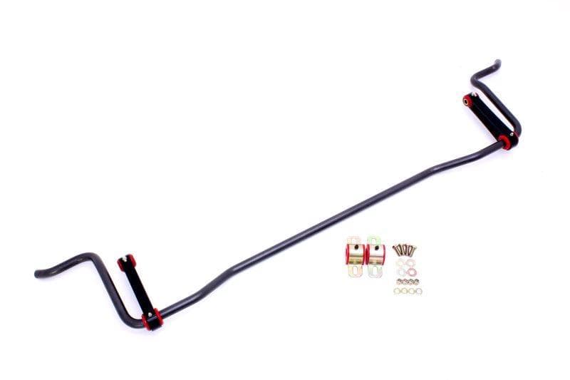 BMR Suspension - Sway Bars - BMR 05-10 S197 Mustang Rear Solid 22mm Sway Bar Kit w/ Bushings & Billet Links - Black Hammertone - Anything Coyote