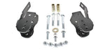 BMR 05-14 S197 Mustang Bolt-On Control Arm Relocation Brackets - Black Hammertone