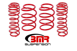 BMR Suspension - Lowering Springs - BMR 05-14 S197 Mustang GT Performance Version (Set Of 4) - Red - Anything Coyote