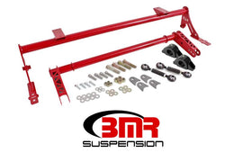 BMR Suspension - Sway Bars - BMR 05-14 S197 Mustang Rear Bolt-On Hollow 35mm Xtreme Anti-Roll Bar Kit (Delrin) - Red - Anything Coyote