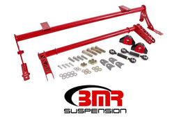 BMR Suspension - Sway Bars - BMR 05-14 S197 Mustang Rear Bolt-On Hollow 35mm Xtreme Anti-Roll Bar Kit (Polyurethane) - Red - Anything Coyote