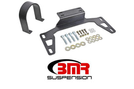 BMR Suspension - Driveshaft Loops - BMR 11-14 S197 Mustang Front Driveshaft Safety Loop - Black Hammertone - Anything Coyote