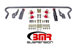 BMR Suspension - Sway Bars - BMR 11-14 S197 Mustang Rear Hollow 25mm Adj. Sway Bar Kit w/ Bushings - Black Hammertone - Anything Coyote