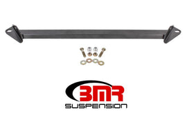 BMR Suspension - Chassis Bracing - BMR 15-17 S550 Mustang Front 2-Point Subframe Chassis Brace - Black Hammertone - Anything Coyote