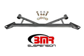 BMR Suspension - Chassis Bracing - BMR 15-17 S550 Mustang Front 4-Point Subframe Chassis Brace - Black Hammertone - Anything Coyote