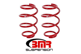 BMR Suspension - Lowering Springs - BMR 15-17 S550 Mustang Front Performance Version Lowering Springs - Red - Anything Coyote