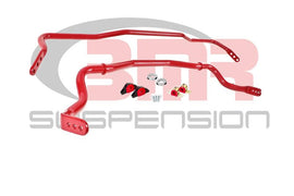 BMR Suspension - Sway Bars - BMR 15-17 S550 Mustang Front & Rear Sway Bar Kit w/ Bushings - Red - Anything Coyote