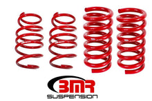 Load image into Gallery viewer, BMR Suspension - Lowering Springs - BMR 15-17 S550 Mustang Handling Version Lowering Springs (Set Of 4) - Red - Anything Coyote