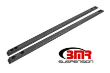Load image into Gallery viewer, BMR Suspension - Chassis Bracing - BMR 15-17 S550 Mustang Super Low Profile Chassis Jacking Rails - Black Hammertone - Anything Coyote
