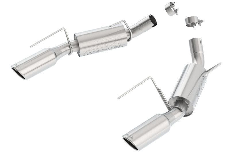 Borla - Axle Back - Borla 05-09 Mustang GT 4.6L V8 SS Aggressive Exhaust (rear section only) - Anything Coyote