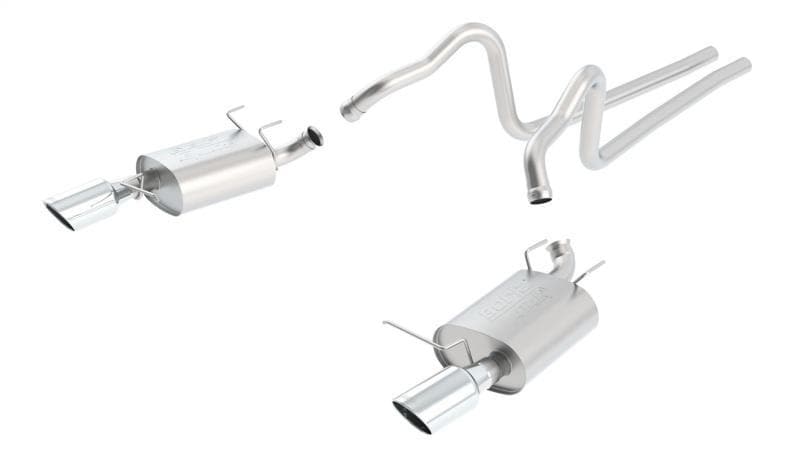 Borla - Catback - Borla 11-12 Ford Mustang 3.7L AT/MT RWD 2dr ATAK SS Catback Exhaust - Anything Coyote