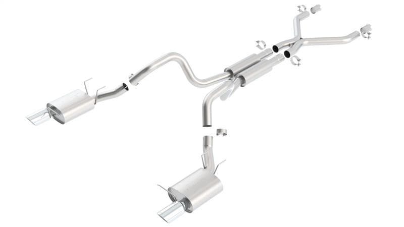 Borla - Catback - Borla 11-12 Ford Mustang GT/Shelby GT500 5.0L/5.45L 8cyl SS Catback Exhaust + inXin Pipe - Anything Coyote