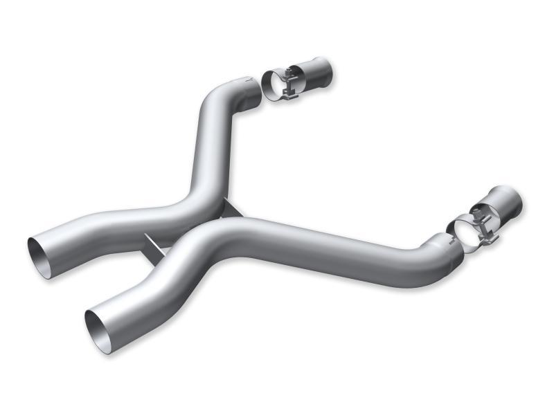Borla - X Pipes - Borla 11-12 Ford Mustang GT/Shelby GT500  5.0L/5.4L 8cyl AT/MT 6speed RWD X Pipe - Anything Coyote