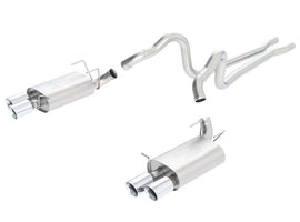 Borla - Catback - Borla 13-14 Ford Mustang Shelby GT500 Coupe 2dr 5.8L 8cyl MT 6spd RWD ATAK SS Catback Exhaust - Anything Coyote