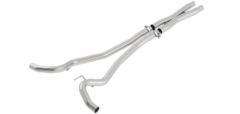 Borla - X Pipes - Borla 15-19 Ford Mustang GT Convertible 5.0L AT/MT RWD 2DR 2.5IN X-Pipe & Mid-Pipes - Anything Coyote