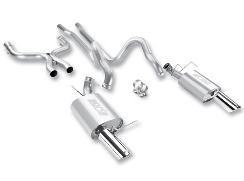 Borla - Catback - Borla 2011-2012 Mustang GT 5.0L 8cyl 6spd RWD Agressive ATAK Catback Exhaust - Anything Coyote