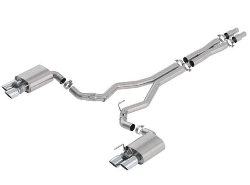 Borla - Catback - Borla 2018 Ford Mustang GT 5.0L AT/MT 3in ATAK Catback Exhaust w/ Valves - Anything Coyote