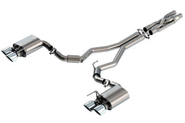 Borla - Catback - Borla 2020 Ford GT500 5.2L AT 3in ATAK CatBack Exhaust w/ Chrome Tips - Anything Coyote