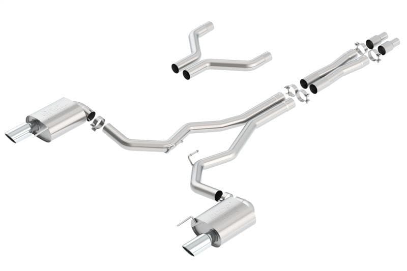 Borla - Catback - Borla Atak Cat-Back 15-17 Ford Mustang GT 5.0L V8 MT/AT 3in pipe 4in tip - Anything Coyote