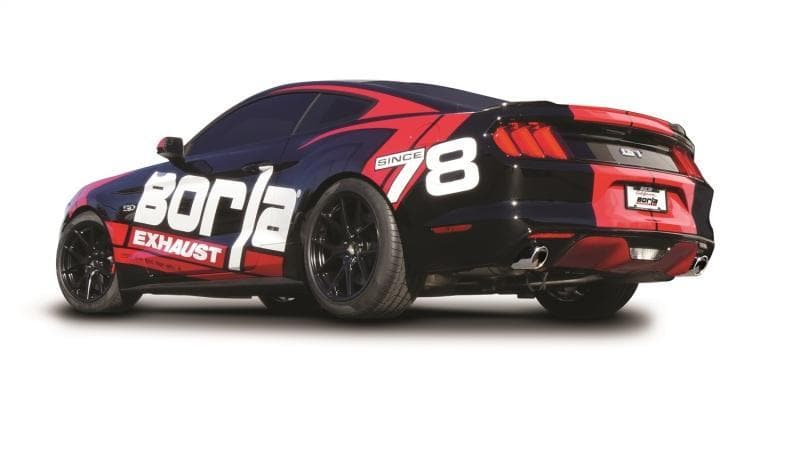 Borla - Catback - Borla Atak Cat-Back 15-17 Ford Mustang GT 5.0L V8 MT/AT 3in pipe 4in tip - Anything Coyote