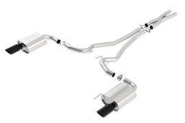 Borla - Catback - Borla Atak S Cat-Back 15-17 Ford Mustang GT 5.0L V8 MT/AT 2.5in pipe 4in tip (Black Chrome) - Anything Coyote