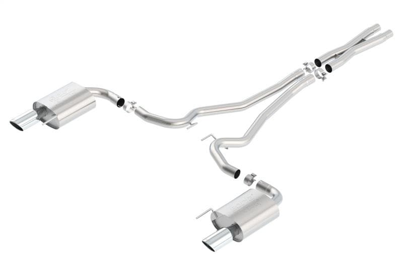 Borla - Catback - Borla Atak S Cat-Back 15-17 Ford Mustang GT 5.0L V8 MT/AT 2.5in pipe 4in tip - Anything Coyote