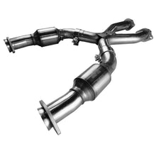 Load image into Gallery viewer, Kooks Headers - X Pipes - Kooks 99-04 Ford Mustang GT / Cobra 2 1/2in In x 2 1/2in OEM Out Cat SS X Pipe Kooks HDR Req - Anything Coyote