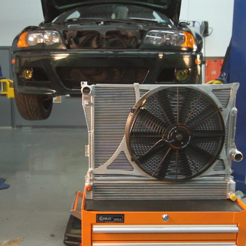 Mishimoto - Oil Coolers - Mishimoto BMW E46 M3 Oil Cooler Kit - Anything Coyote