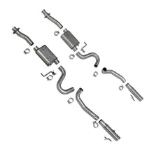 Load image into Gallery viewer, BBK - Catback - BBK 86-04 Mustang Cat Back Kit Varitune Mufflers Stainless Steel Tips - Anything Coyote