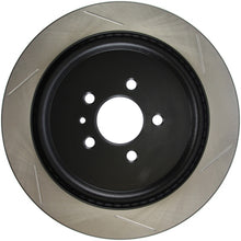 Load image into Gallery viewer, Stoptech - Brake Rotors - Slotted - StopTech Premium High Carbon 13-14 Ford Mustang/Shelby GT500 Right Rear Disc Slotted Brake Rotor - Anything Coyote