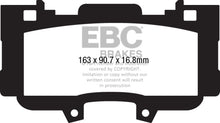 Load image into Gallery viewer, EBC - Brake Pads - Performance - EBC 15+ Ford Mustang 2.3 Turbo Performance Pkg Yellowstuff Front Brake Pads - Anything Coyote
