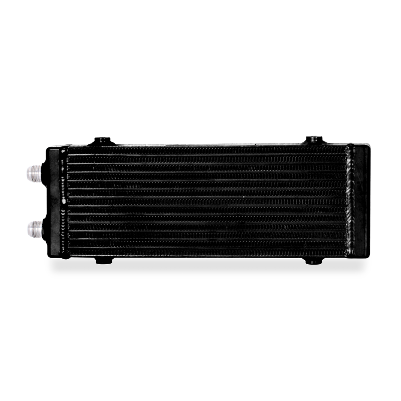 Mishimoto - Oil Coolers - Mishimoto Universal Medium Bar and Plate Dual Pass Black Oil Cooler - Anything Coyote