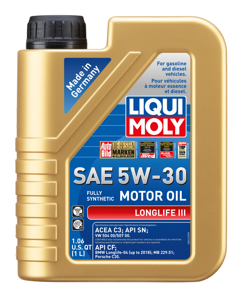 LIQUI MOLY - Motor Oils - LIQUI MOLY 1L Longlife III Motor Oil 5W-30 - Anything Coyote