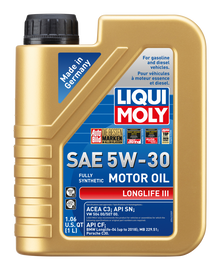 LIQUI MOLY - Motor Oils - LIQUI MOLY 1L Longlife III Motor Oil 5W-30 - Anything Coyote