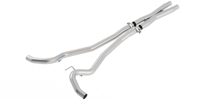 Borla - X Pipes - Borla 15-19 Ford Mustang GT Convertible 5.0L AT/MT RWD 2DR 2.5IN X-Pipe & Mid-Pipes - Anything Coyote