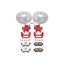 PowerStop - Brake Kits - Performance D&S - Power Stop 94-99 Ford Mustang Rear Z26 Street Warrior Brake Kit w/Calipers - Anything Coyote