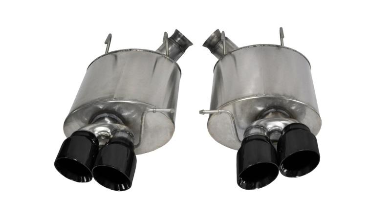 CORSA Performance - Axle Back - Corsa 13-13 Ford Mustang Shelby GT500 5.8L V8 Black Sport Axle-Back Exhaust - Anything Coyote