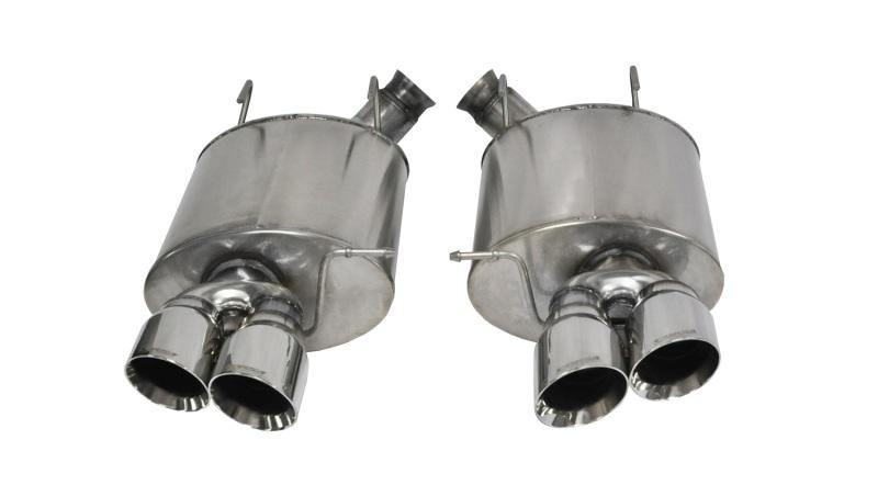 CORSA Performance - Axle Back - Corsa 13-13 Ford Mustang Shelby GT500 5.8L V8 Polished Sport Axle-Back Exhaust - Anything Coyote