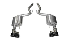 CORSA Performance - Axle Back - Corsa 15-16 Ford Mustang GT 5.0 3in Axle Back Exhaust Black Quad Tips (Sport) - Anything Coyote
