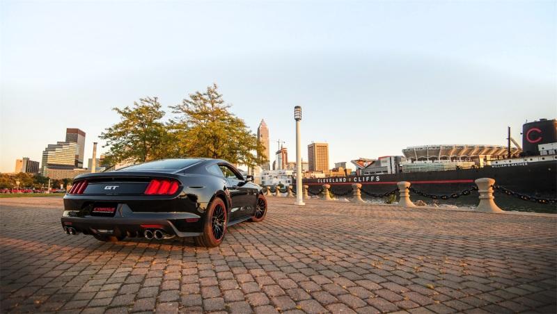 CORSA Performance - Axle Back - Corsa 15-16 Ford Mustang GT 5.0 3in Axle Back Exhaust Polish Quad Tips (Sport) - Anything Coyote