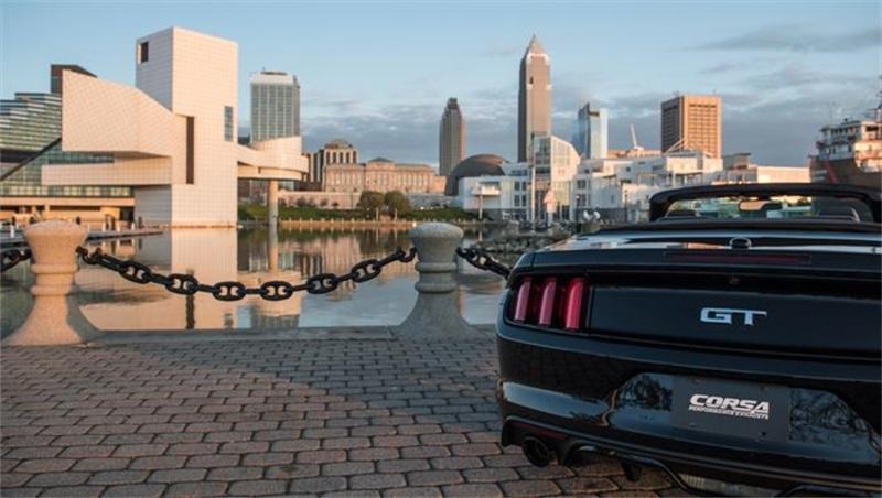 CORSA Performance - Catback - Corsa 15-16 Ford Mustang GT Convertible 5.0L V8 Black Sport Cat-Back Dual Rear Exit - Anything Coyote