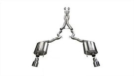 CORSA Performance - Catback - Corsa 15-16 Ford Mustang GT Convertible 5.0L V8 Polished Xtreme Dual Rear Exit Exhaust - Anything Coyote