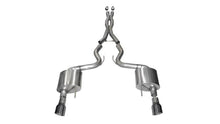 Load image into Gallery viewer, CORSA Performance - Catback - Corsa 15-17 Ford Mustang GT Coupe 5.0L 3in Xtreme Cat-Back Exhaust Dual Rear Exit w/ Gun Metal Tips - Anything Coyote