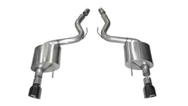 CORSA Performance - Axle Back - Corsa 2015 Ford Mustang GT 5.0 3in Axle Back Exhaust, Black Dual 4.5in Tip *Sport* - Anything Coyote