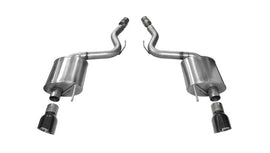 CORSA Performance - Axle Back - Corsa 2015 Ford Mustang GT 5.0 3in Axle Back Exhaust Black Dual Tips (Touring) - Anything Coyote