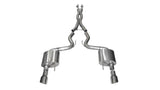 Corsa 2015 Ford Mustang GT 5.0 3in Cat Back Exhaust, Polish Dual 4.5in Tip (Xtreme)