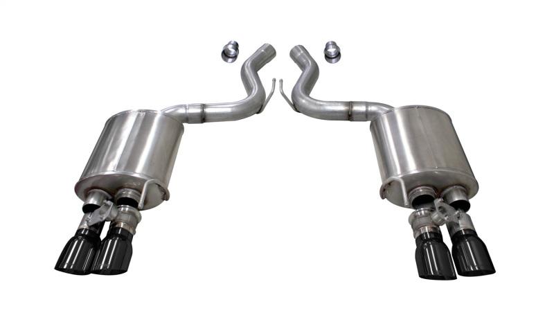 CORSA Performance - Axle Back - Corsa 2018+ Ford Mustang GT Fastback 5.0L 3in Sport Axle-Back Exhaust w/ 4in Black Tips - Anything Coyote