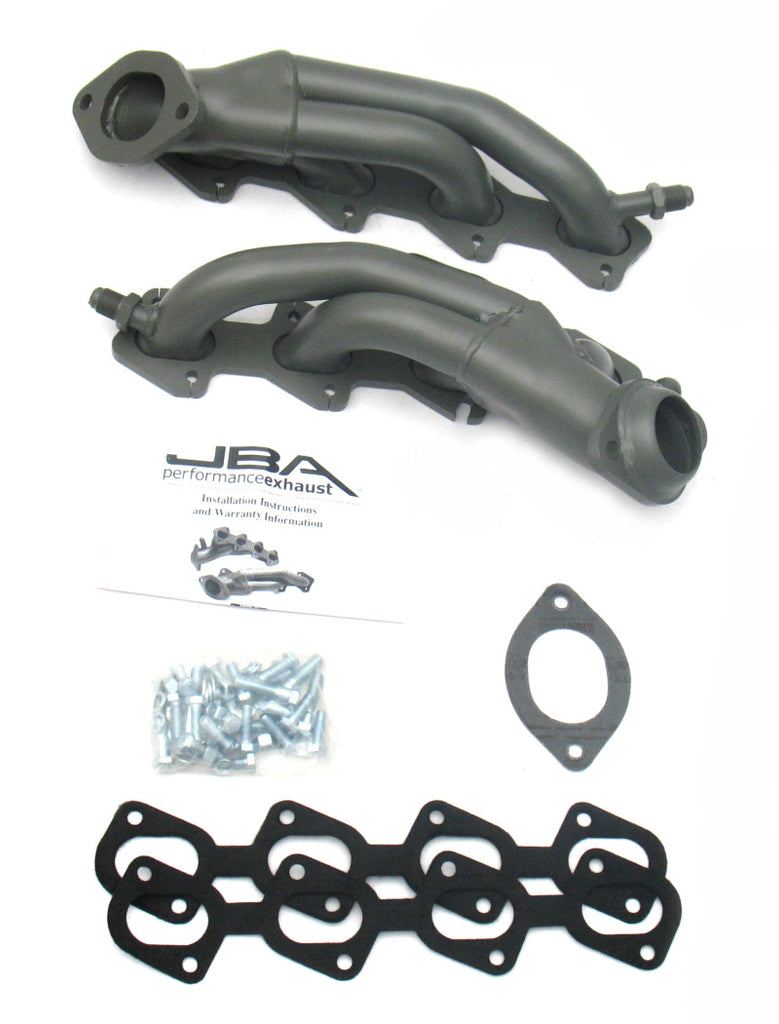 JBA - Headers & Manifolds - JBA 96-97 Ford Mustang 4.6L 4V 1-5/8in Primary Ti Ctd Cat4Ward Header - Anything Coyote