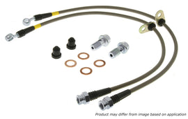 Stoptech - Brake Line Kits - StopTech 05-08 Mustang V6 w/ABS / Mustang GT V8 / 07-09 GT500 Stainless Steel Rear Brake Lines - Anything Coyote